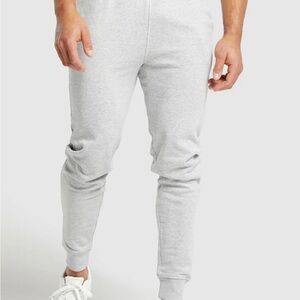 GYMSHARK Men's Gray Jogger Pants Slimfit size M